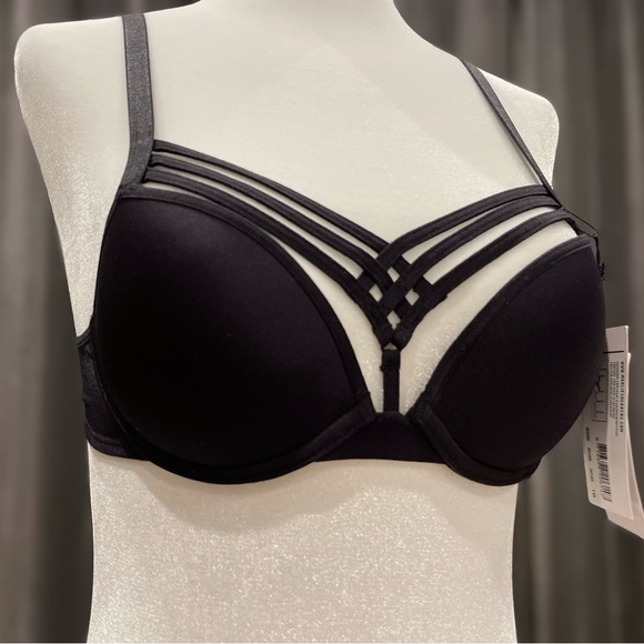 Marlies Dekkers 30B black push up bra and panty set 65B Marlies Dekkers bra sale - Picture 2 of 13